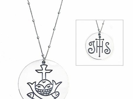 Ladies  Necklace Amen IHS - PANI&PESCI GRANDE 55MM Supply