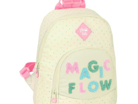 Casual Backpack Glow Lab Magic flow Beige 13 L Supply