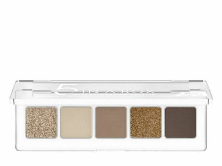 Eye Shadow Palette Catrice 5 in a box Nº 010-golden nude look (4 g) For Sale