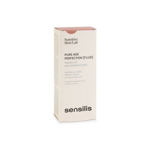 Crème Make-up Base Sensilis Pure Age Perfection 05-pêche Anti-imperfections (30 ml) Online now