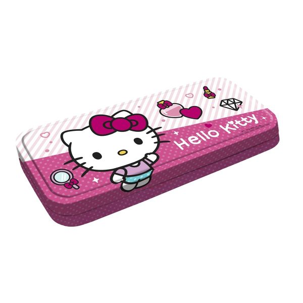 Children s Make-up Set Hello Kitty Hello Kitty Plumier Alumino Maquillaje 18 Pieces Sale