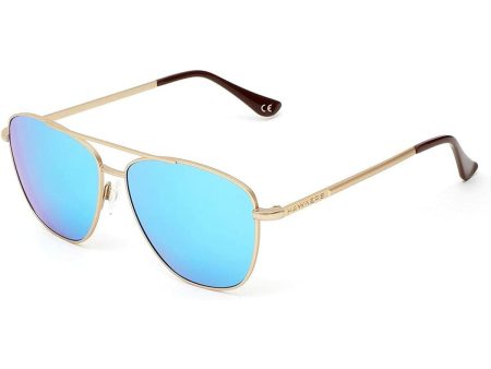 Unisex Sunglasses Hawkers Lax Polarised ø 57 mm Golden For Sale