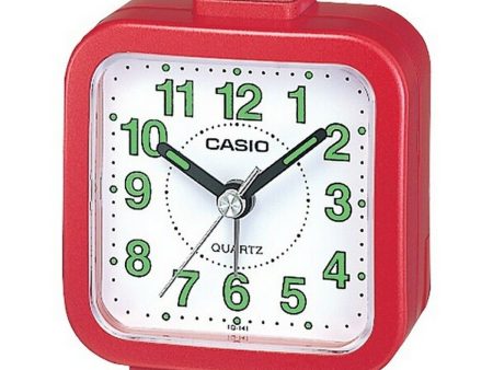 Alarm Clock Casio TQ-141-4E Red Discount