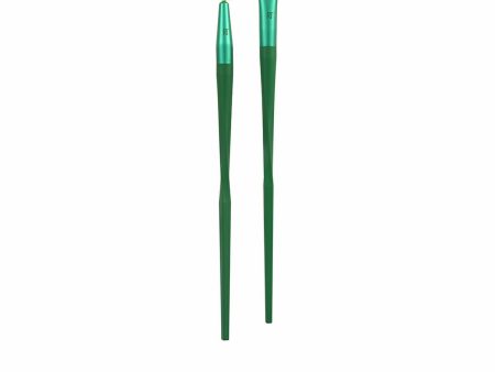 Set of Make-up Brushes Real Techniques Nectar Pop Fine Line Green 2 Pieces Online Hot Sale