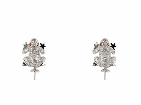 Ladies  Earrings Lancaster JLA-EAR-FROG-1 1,2 cm For Discount