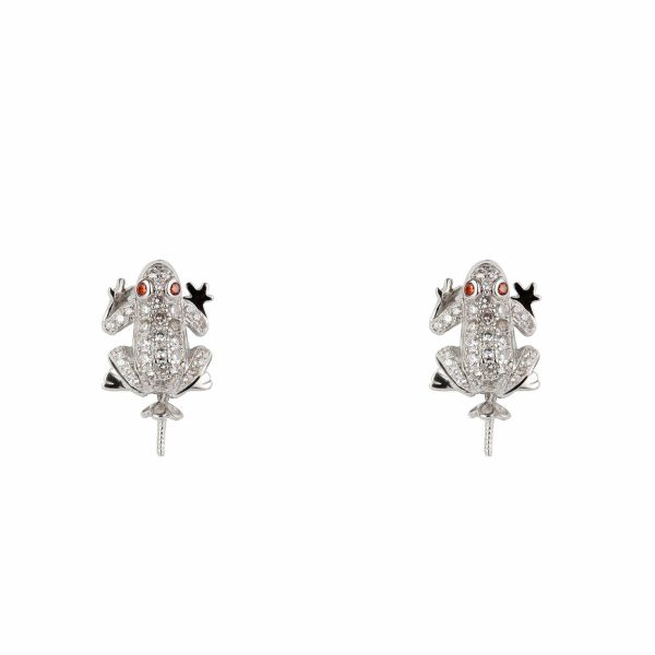 Ladies  Earrings Lancaster JLA-EAR-FROG-1 1,2 cm For Discount