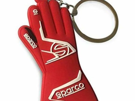 Keychain Sparco Glove Red 10 Pieces Hot on Sale