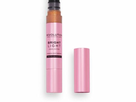 Highlighter Revolution Make Up Bright Light goddess deep bronze (3 ml) For Cheap