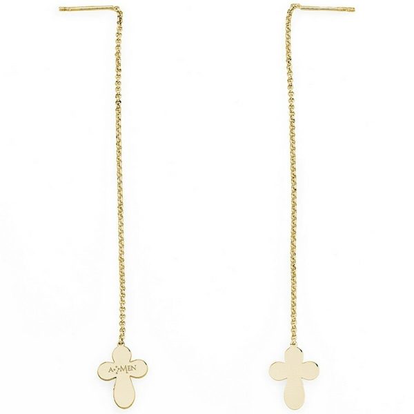 Ladies  Earrings Amen CROCE GOLD Hot on Sale