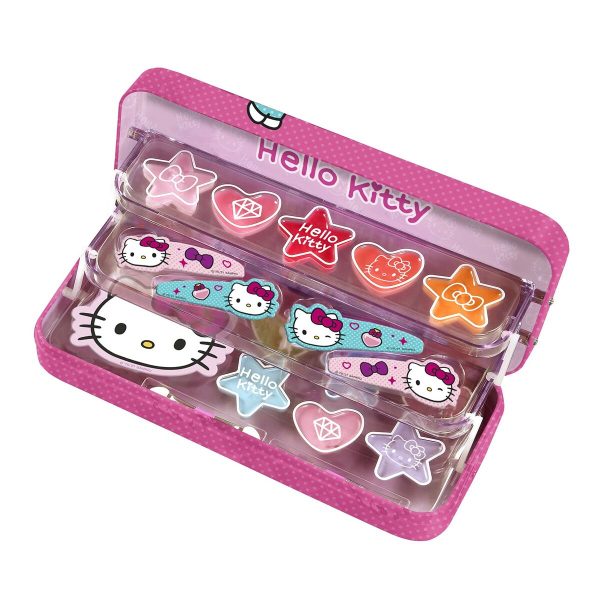 Children s Make-up Set Hello Kitty Hello Kitty Plumier Alumino Maquillaje 18 Pieces Sale