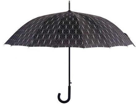 Umbrella Printed Red Grey Blue Metal (106 x 106 x 93 cm) Fashion