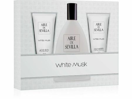 Women s Perfume Set Aire Sevilla White Musk EDT 3 Pieces Discount