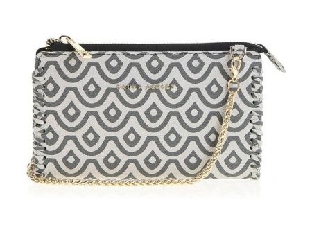 Women s Purse Laura Ashley A35-C03-MONOGRAM-WHITE-BLACK Sale