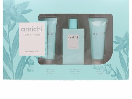 Women s Perfume Set Amichi Sensual Flower 3 Pieces For Sale