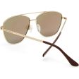 Unisex Sunglasses Hawkers Lax Polarised ø 57 mm Golden For Sale