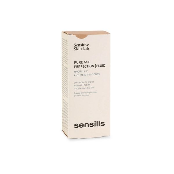 Crème Make-up Base Sensilis Pure Age Perfection 04-pêche Anti-imperfections (30 ml) on Sale