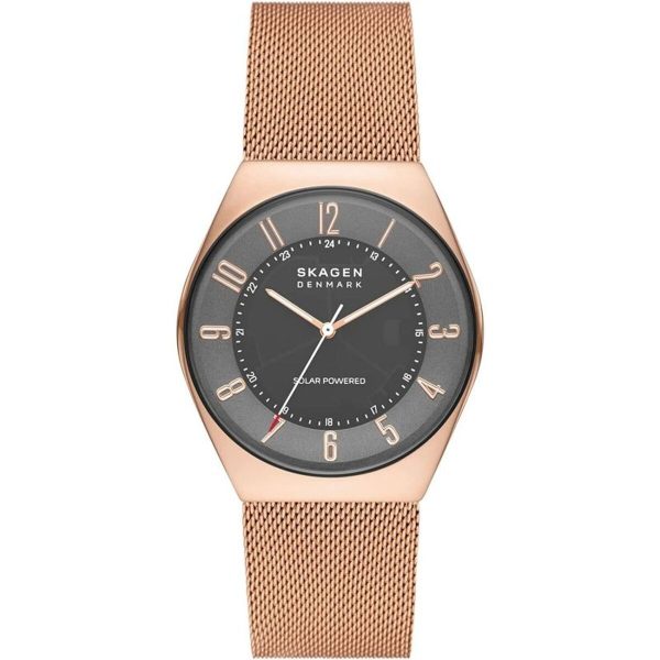 Men s Watch Skagen GRENEN SOLAR POWERED (Ø 37 mm) on Sale