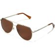 Unisex Sunglasses Hawkers Shadow Polarised ø 60 mm Golden Silver Rose gold Sale