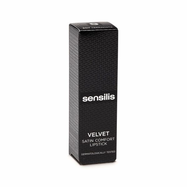 Hydrating Lipstick Sensilis Velvet 207-Terracota Satin finish (3,5 ml) Online Hot Sale