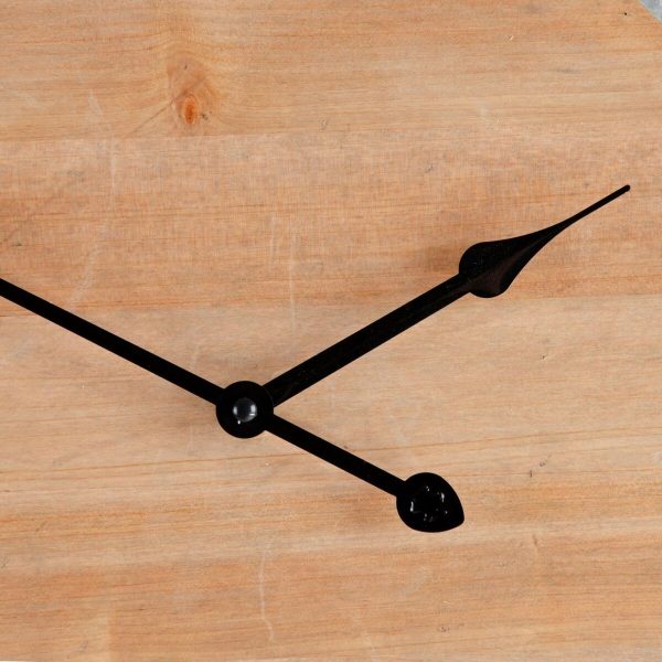 Wall Clock Natural Fir wood 60 x 4,5 x 60 cm Online Sale