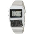 Unisex Watch Casio DATABANK CALCULATOR STEEL - MATT CASE Grey For Sale