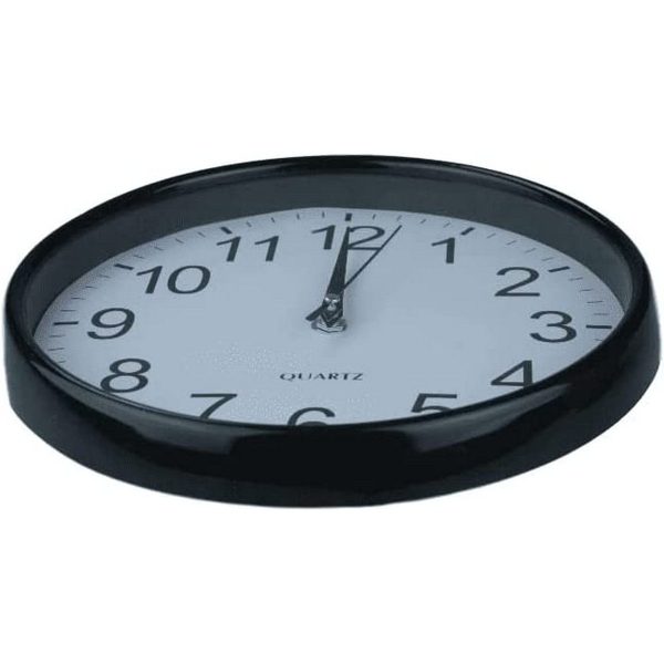 Wall Clock Ø 25 x 3 cm Multicolour polypropylene Supply