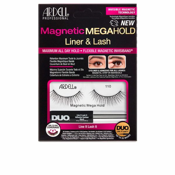 Set of false eyelashes Ardell Magnetic Megahold Liner & Lash Nº 110 Fashion