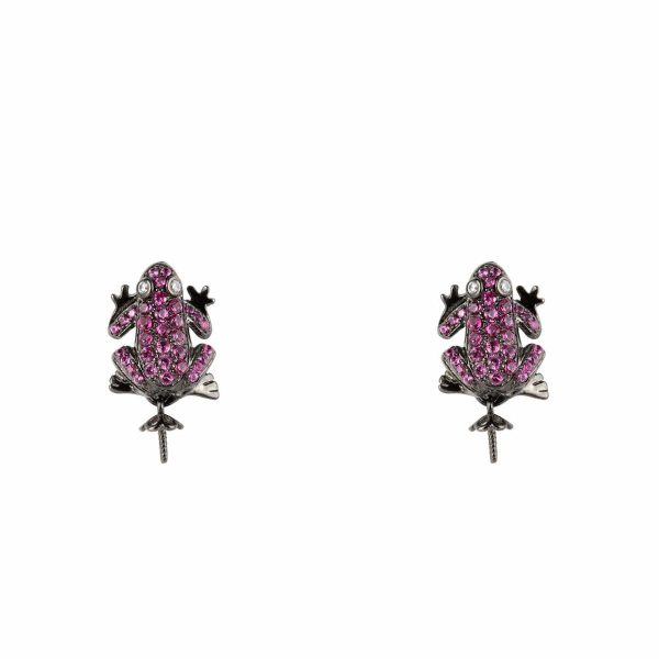 Ladies  Earrings Lancaster JLA-EAR-FROG-5 1,2 cm For Discount