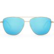 Unisex Sunglasses Hawkers Lax Polarised ø 57 mm Golden For Sale