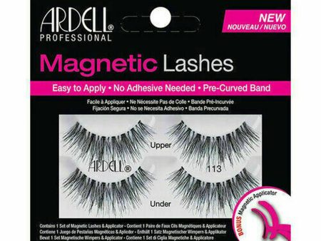 Set of false eyelashes Ardell Magnetic Double Nº 113 For Sale