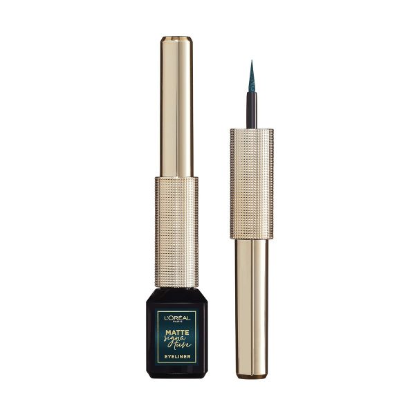 Eyeliner L Oreal Make Up Matte Signature 04-emeraude (3 ml) Online Hot Sale