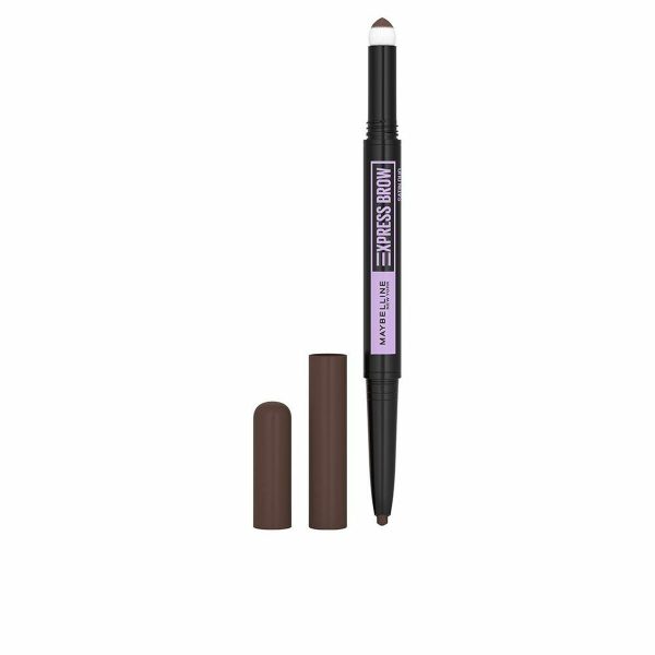 Eyebrow Pencil Maybelline Express Brow Satin Duo 04 Dark Brown on Sale