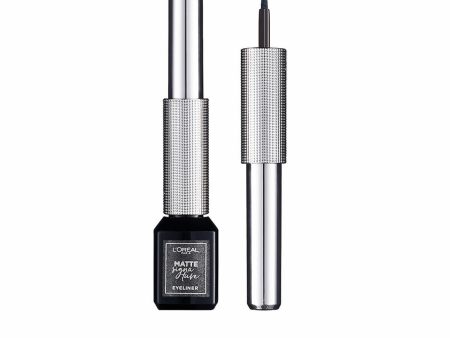 Eyeliner L Oreal Make Up Matte Signature 12-platini metal (3 ml) Hot on Sale