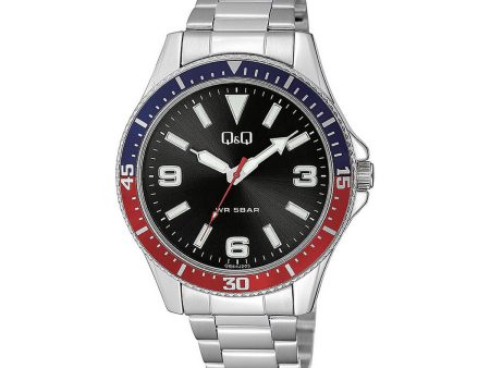 Men s Watch Q&Q QB64J205Y (Ø 45 mm) Online Hot Sale