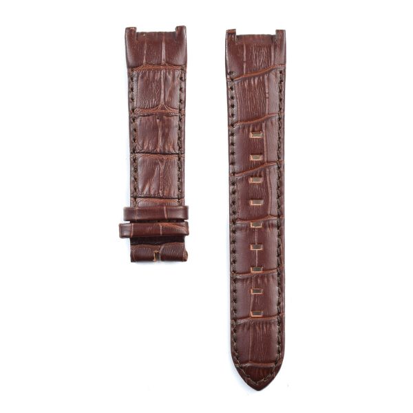 Watch Strap Bobroff BFS023 Brown Fashion