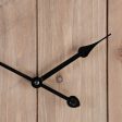 Wall Clock Natural Black 60 x 4 x 60 cm DMF Fashion