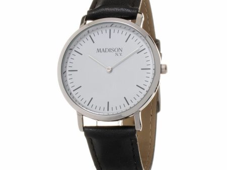 Unisex Watch Madison L500B-PN35 (Ø 35 mm) Fashion