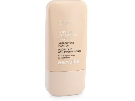 Crème Make-up Base Sensilis Pure Age Perfection 02-sand Anti-imperfections (30 ml) on Sale