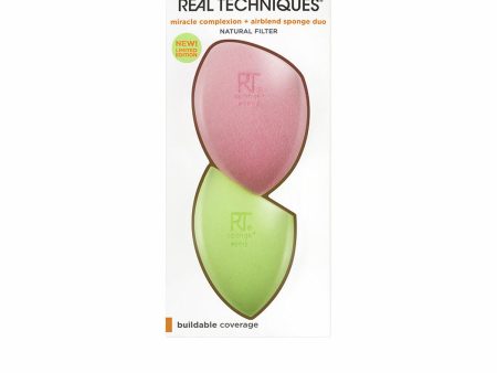 Make-up Sponge Real Techniques Miracle Complexion Airblend Limited edition (2 Units) Online Hot Sale