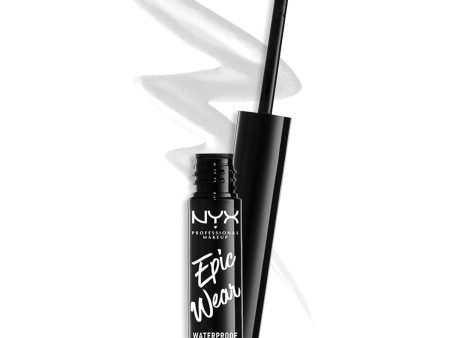 Eyeliner NYX Epic Wear Water resistant White Discount