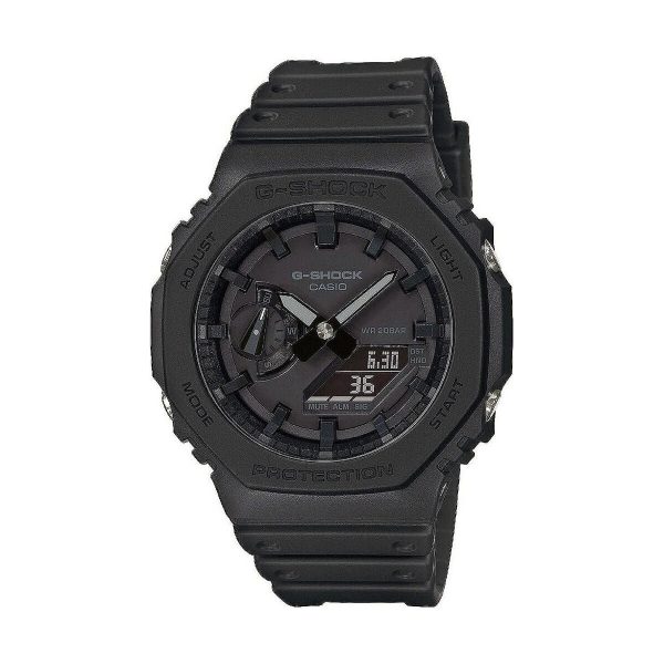 Men s Watch Casio G-Shock OAK - ALL BLACK Black (Ø 45 mm) Supply