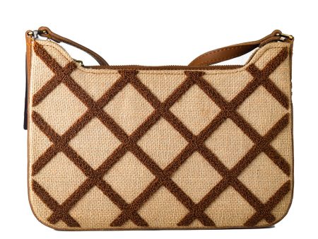 Women s Handbag Laura Ashley SALWAY-QUILTED-TAN Brown 28 x 17 x 7 cm Discount