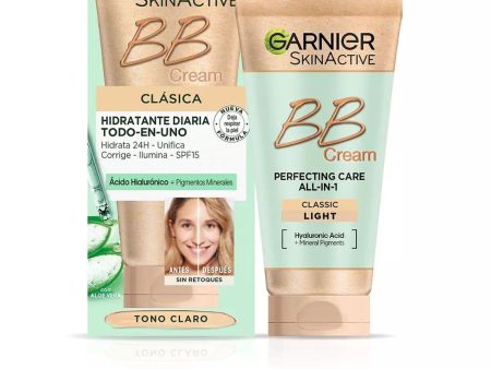 Hydrating Cream with Colour Garnier Skin Naturals Spf 15 Clear (50 ml) Online now