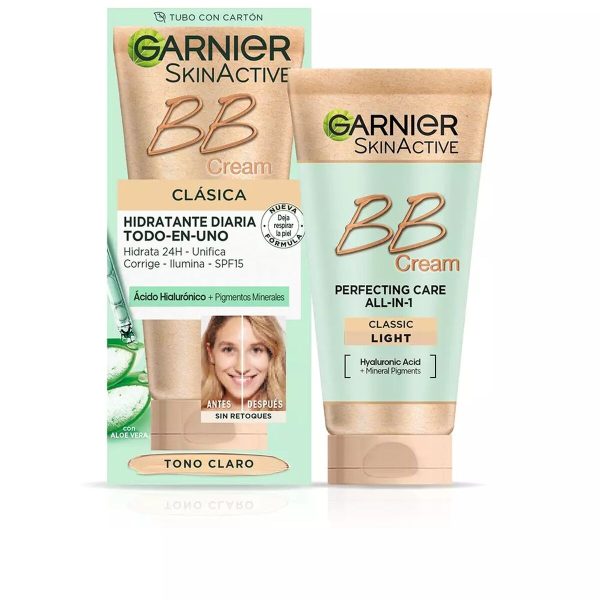 Hydrating Cream with Colour Garnier Skin Naturals Spf 15 Clear (50 ml) Online now