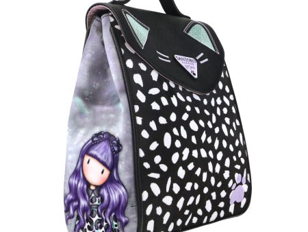 Casual Backpack Gorjuss Smitten kitten Black White (23 x 11 x 27 cm) Discount