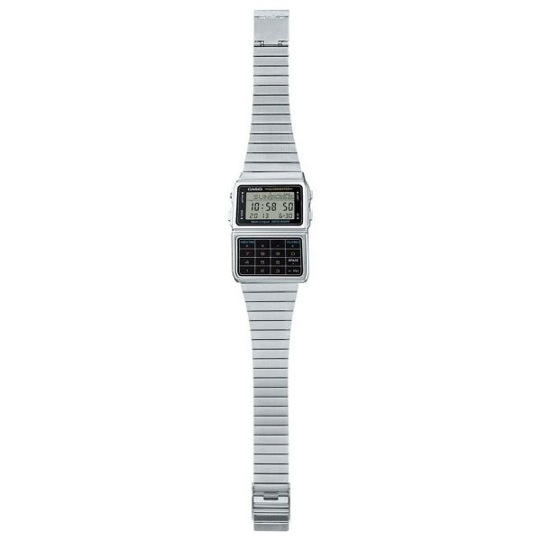 Unisex Watch Casio DATABANK CALCULATOR STEEL - MATT CASE Grey For Sale