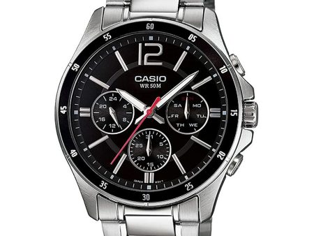 Men s Watch Casio Silver Black (Ø 43,5 mm) Cheap