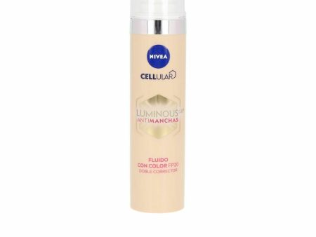 Hydrating Cream with Colour Nivea Luminous Antimanchas Spf 20 40 ml For Discount