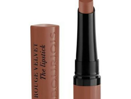 Hydrating Lipstick Bourjois Rouge Velvet The Lipstick 22-moka-déro (2,4 g) For Sale