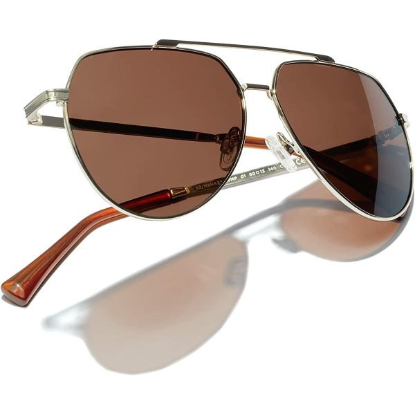 Unisex Sunglasses Hawkers Shadow Polarised ø 60 mm Golden Silver Rose gold Sale